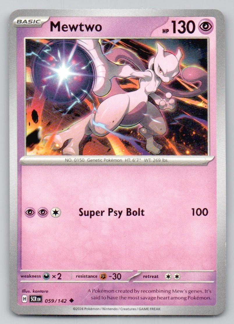 Mewtwo 059 NOR Card - Stellar Crown
