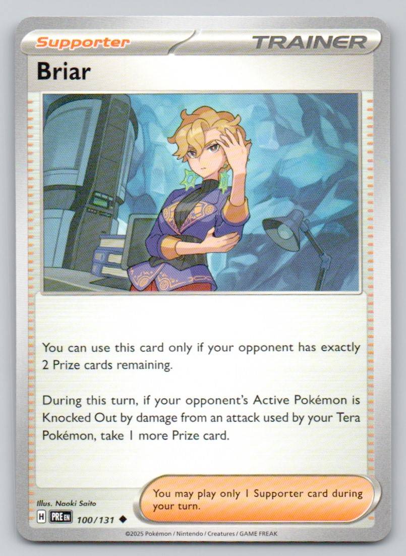 Briar 100 NOR Card - Prismatic Evolutions