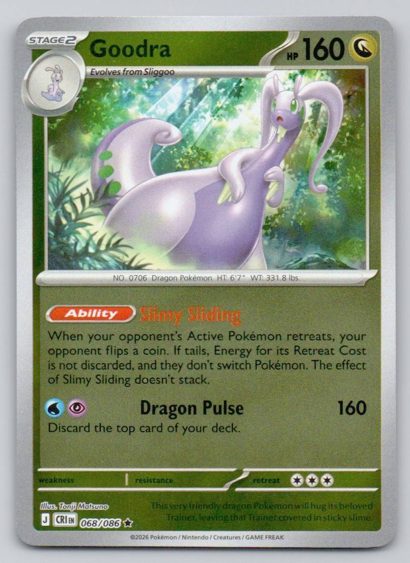 Goodra 068 REV Card - ME04: Chaos Rising