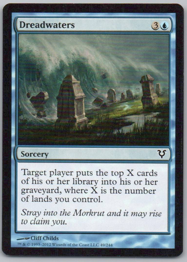 Dreadwaters 49 Normal Sorcery Card - Avacyn Restored