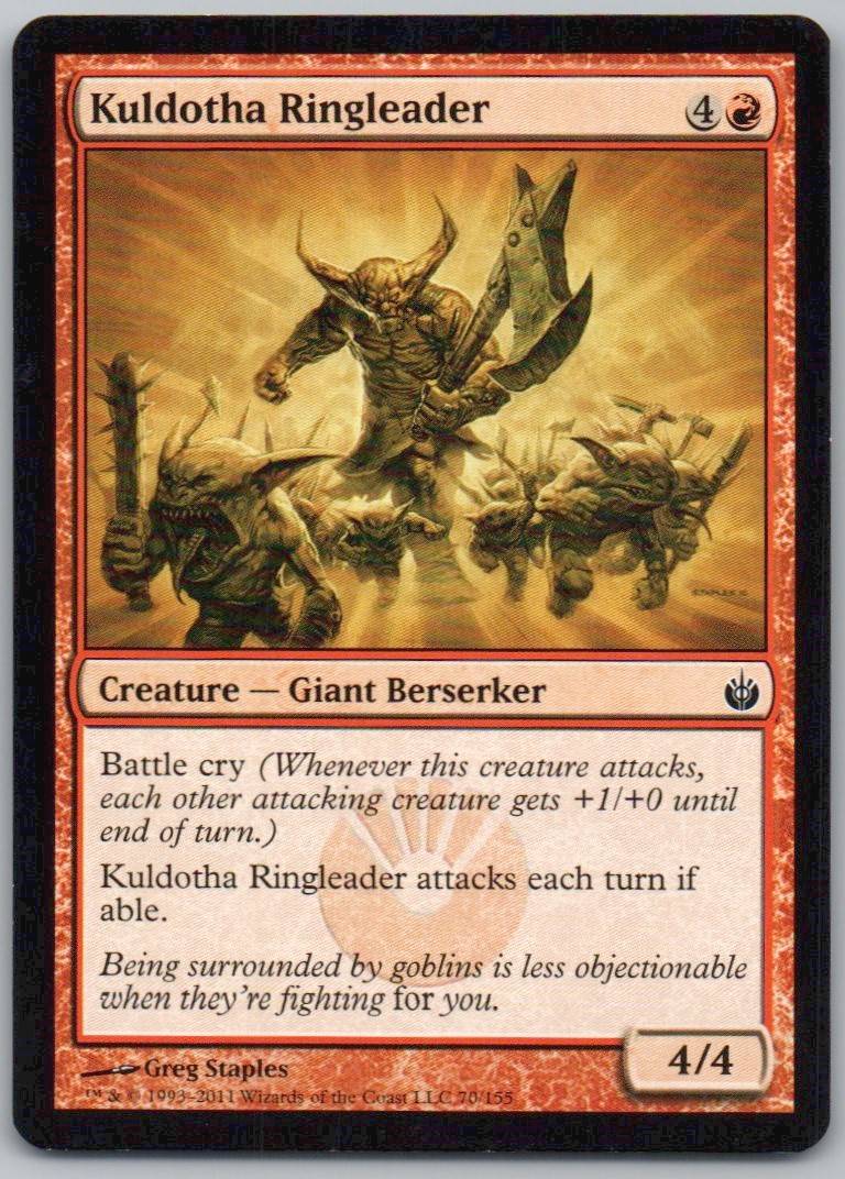 Kuldotha Ringleader 70 Normal Creature Card - Mirrodin Besieged