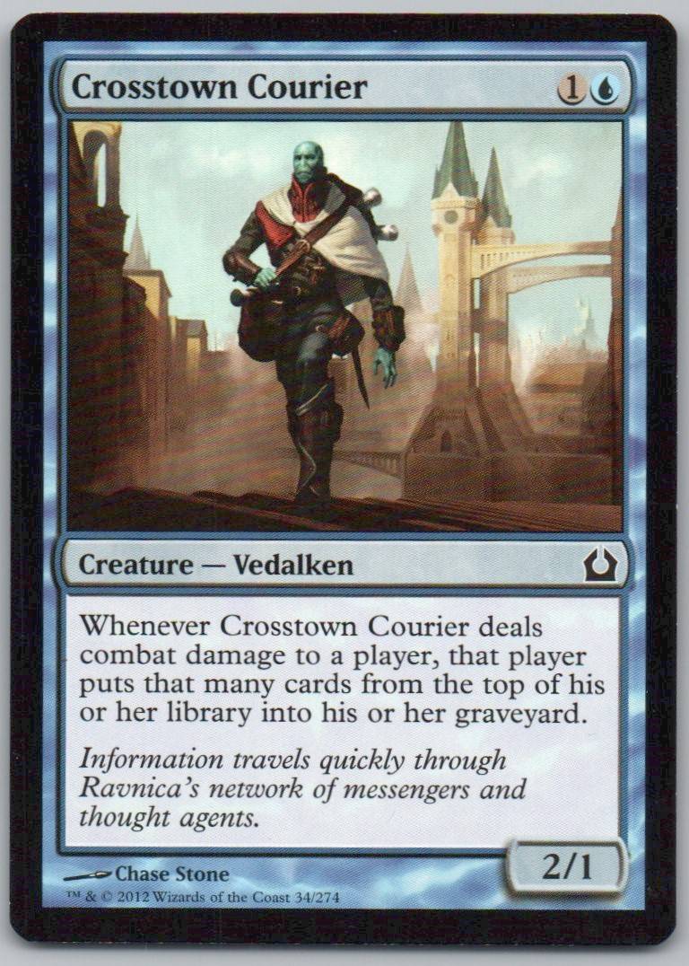 Crosstown Courier 34 Normal Creature Card - Return to Ravnica