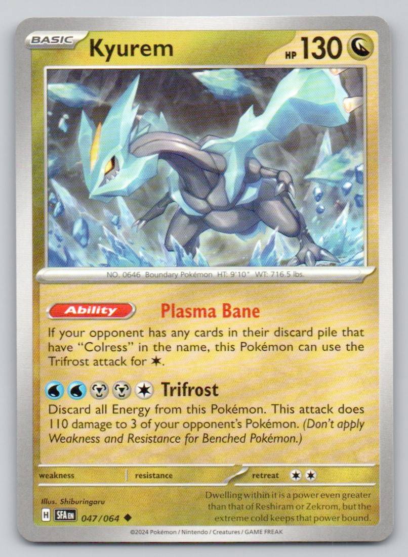 Kyurem 047 NOR Card - Shrouded Fable