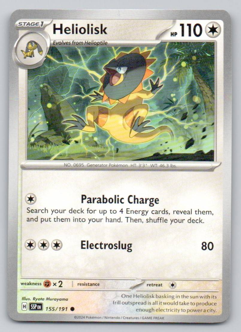 Heliolisk 155 NOR Card - Surging Sparks