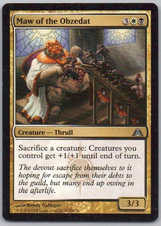 Maw of the Obzedat 83 Normal Creature Card - Dragon's Maze