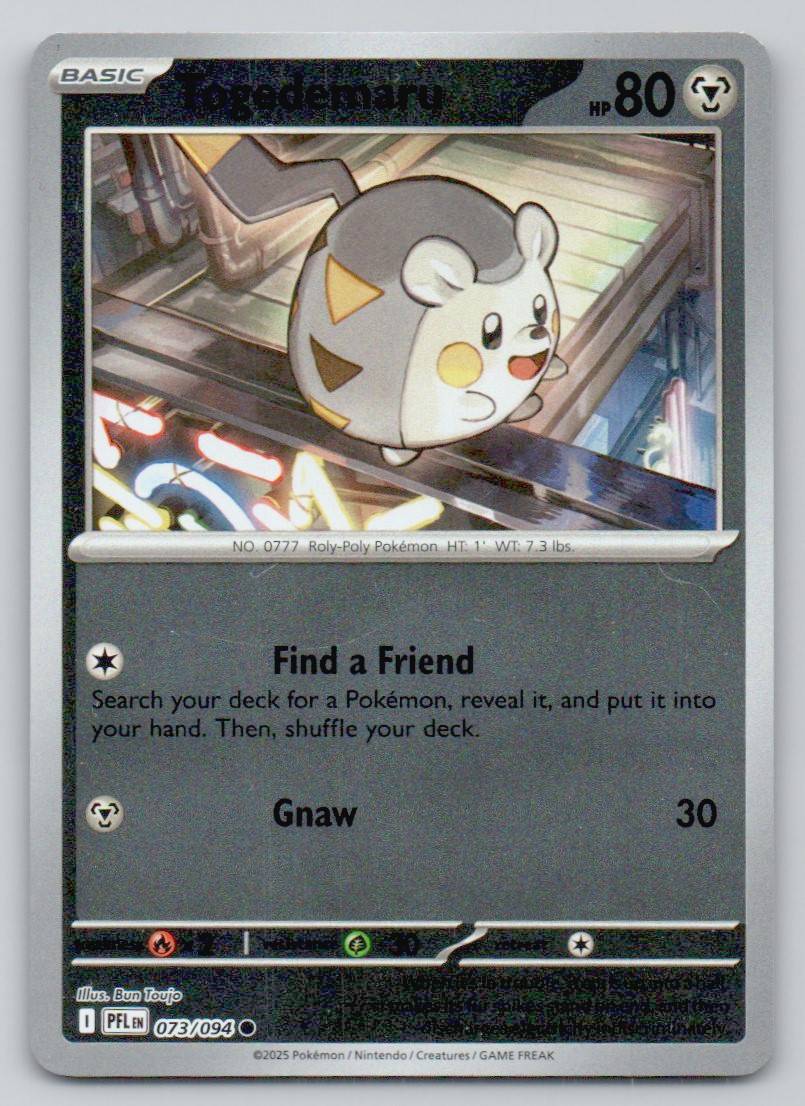 Togedemaru 073 REV Card - Phantasmal Flames