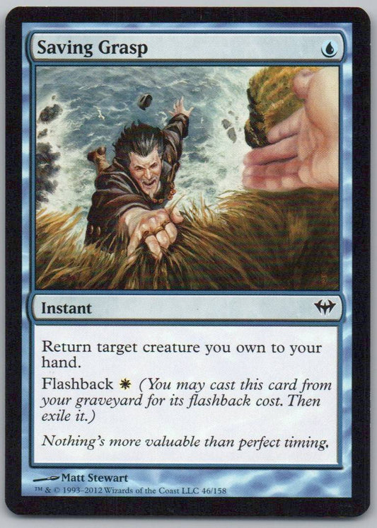 Saving Grasp 46 Normal Instant Card - Dark Ascension