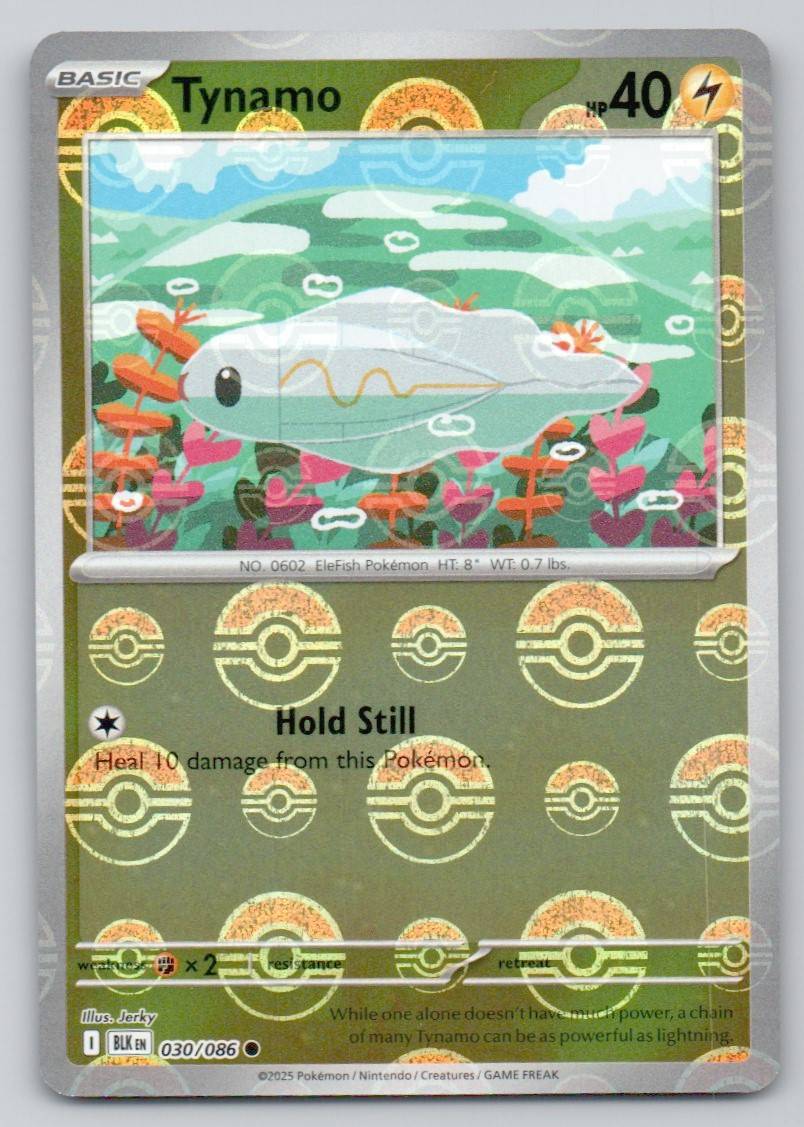 Tynamo (Poke Ball Pattern) 030 HOL Card - Black Bolt