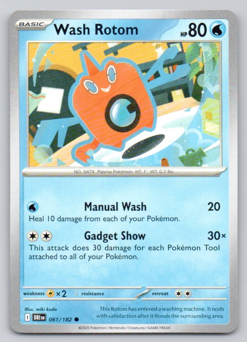 Wash Rotom 061 NOR Card - Destined Rivals