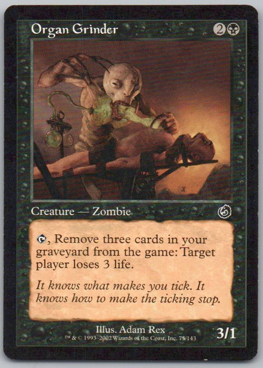 Organ Grinder 75 Normal Creature Card - Torment