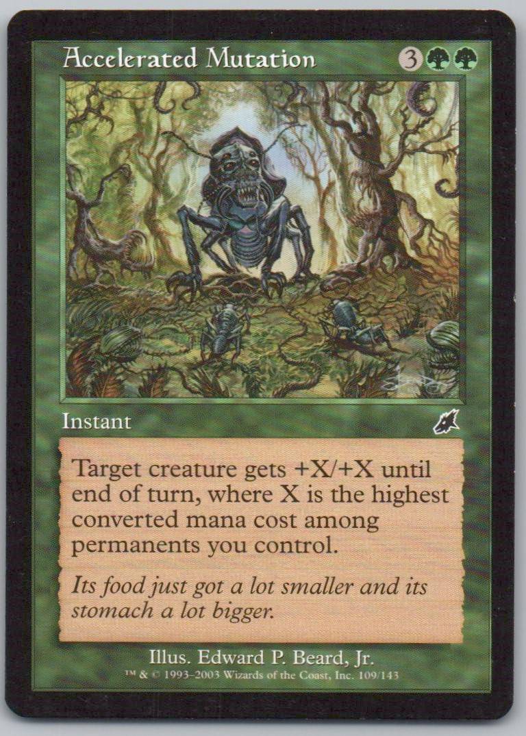 Accelerated Mutation 109 Normal Instant Card - Scourge