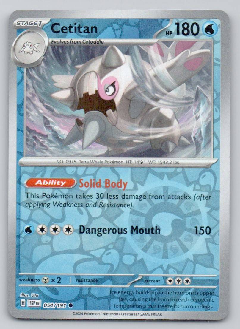 Cetitan 054 REV Card - Surging Sparks