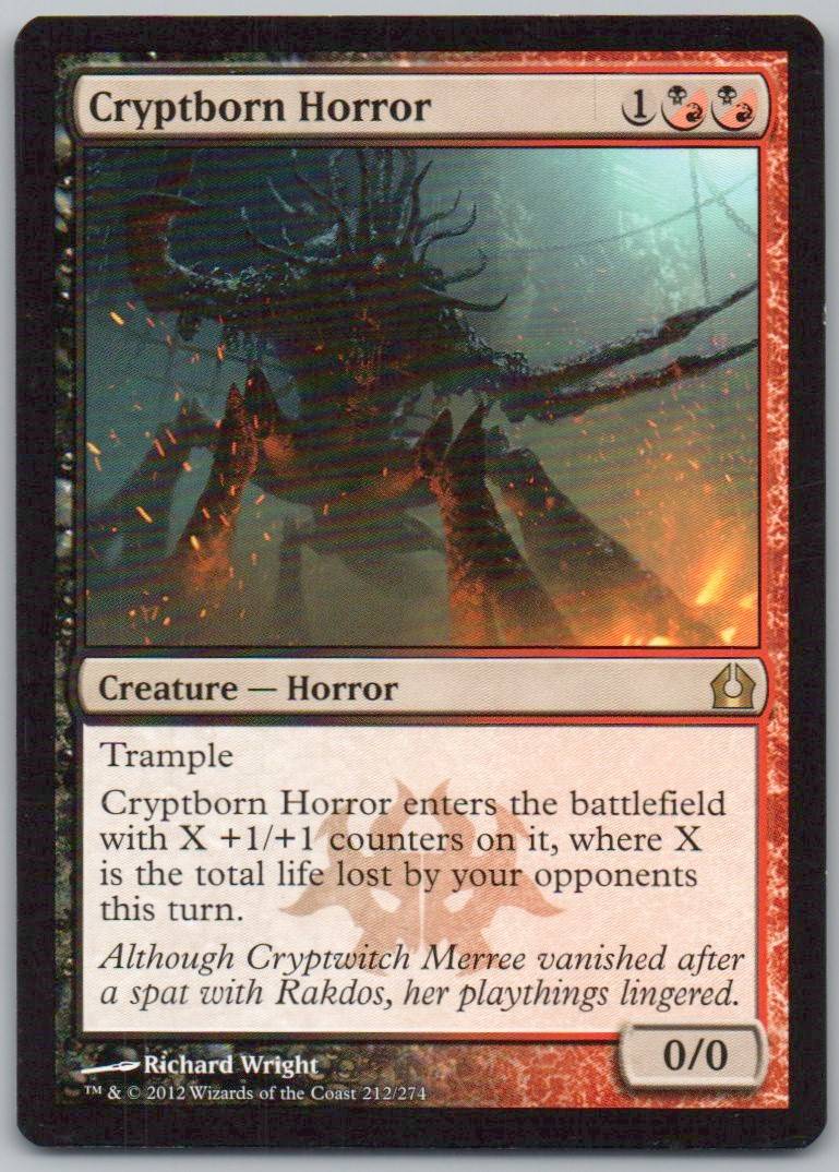 Cryptborn Horror 212 Normal Creature Card - Return to Ravnica