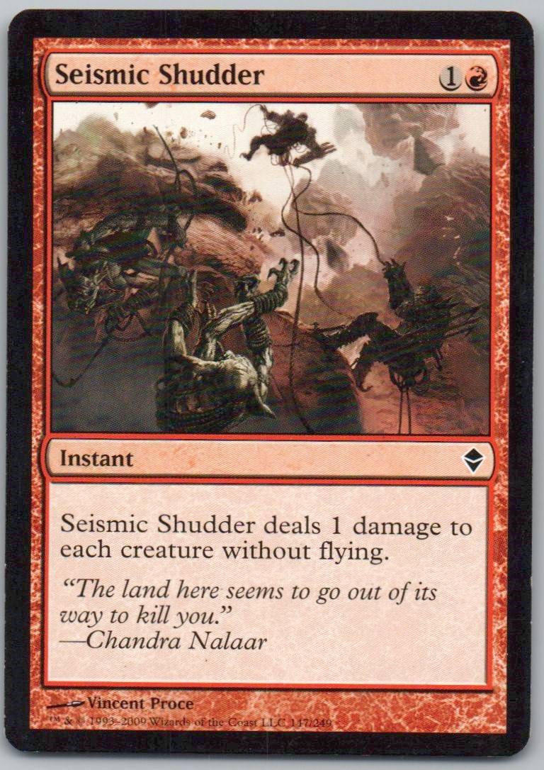Seismic Shudder 147 Normal Instant Card - Zendikar