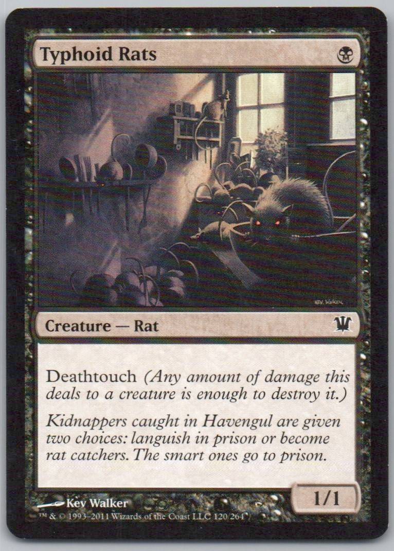 Typhoid Rats 120 Normal Creature Card - Innistrad