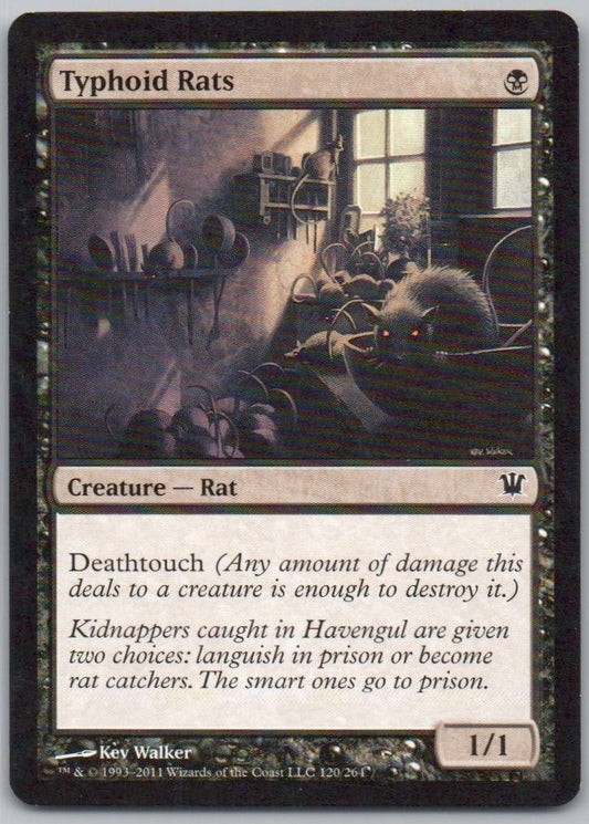 Typhoid Rats 120 Normal Creature Card - Innistrad