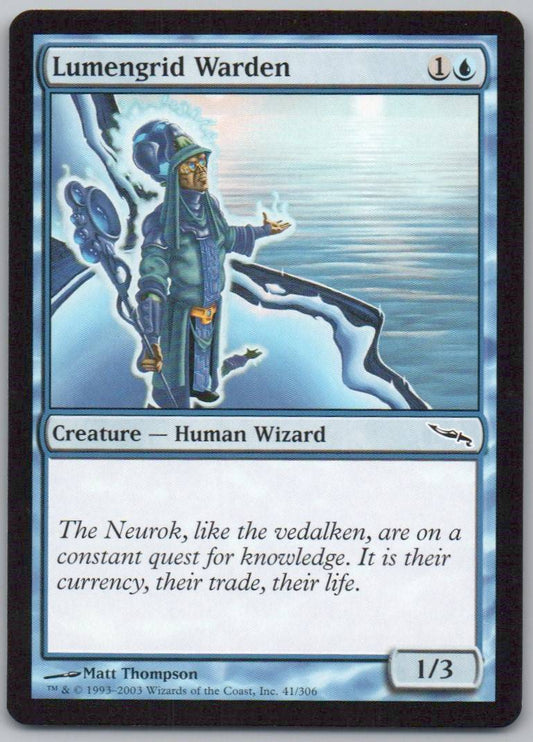 Lumengrid Warden 41 Normal Creature Card - Mirrodin