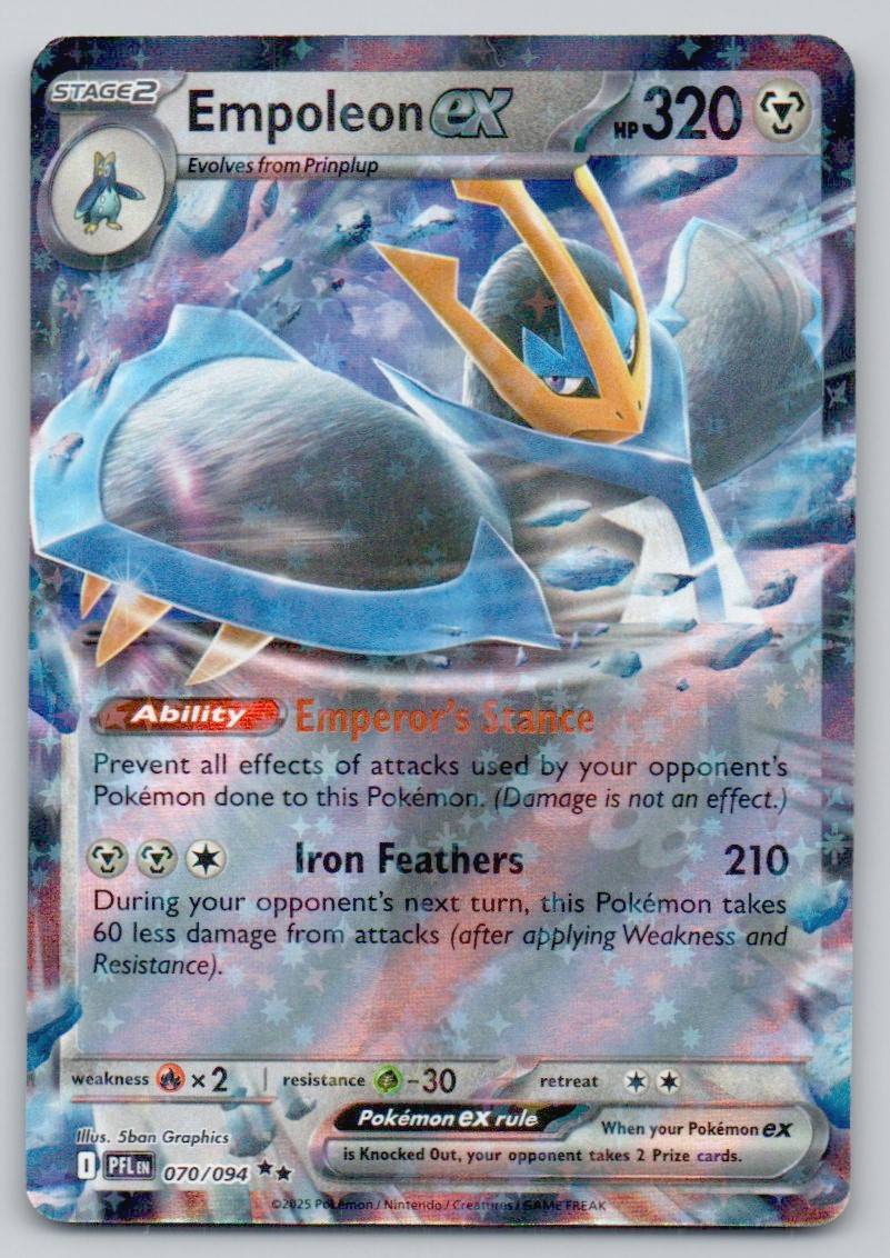 Empoleon ex 070 NOR Card - Phantasmal Flames