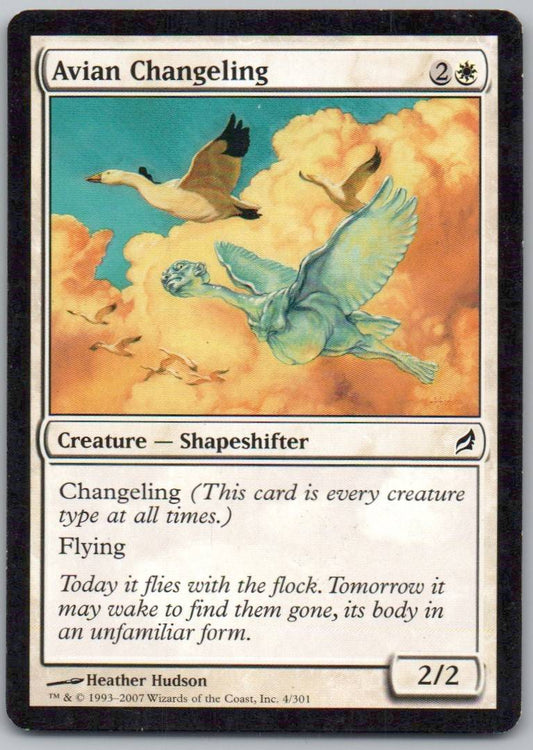 Avian Changeling 4 Normal Creature Card - Lorwyn