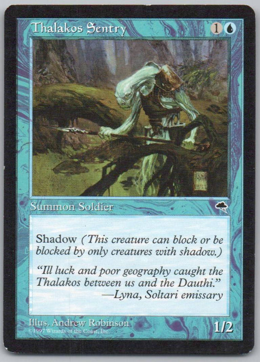 Thalakos Sentry 95 Normal Creature Card - Tempest