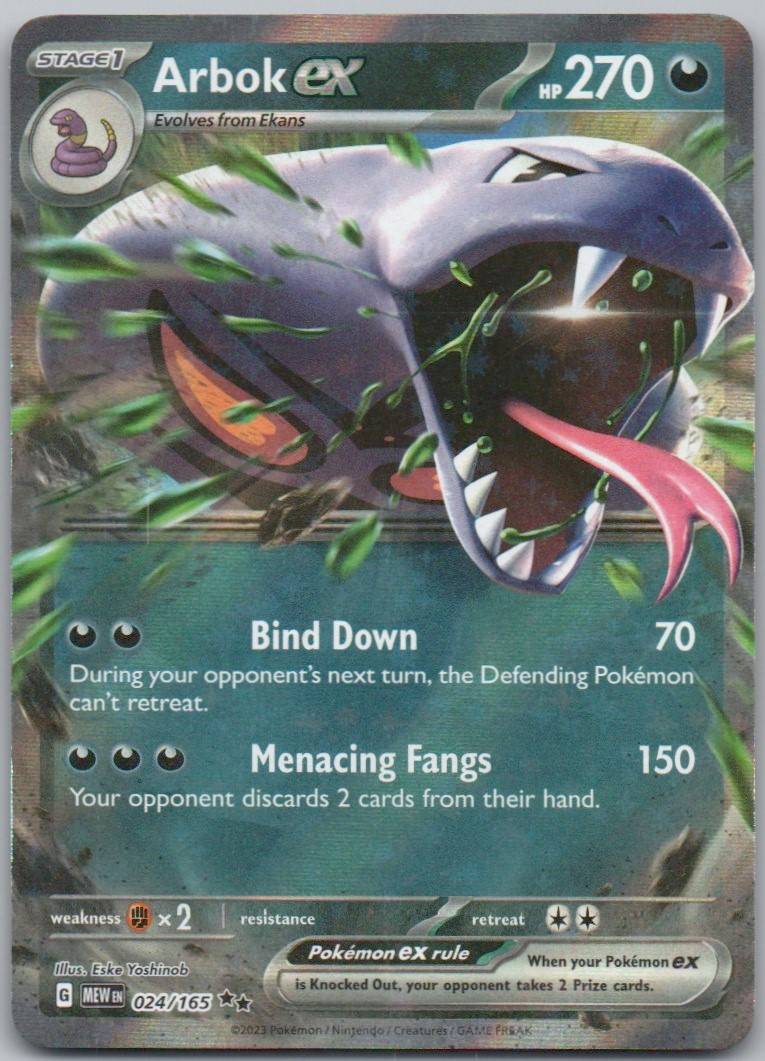 Arbok ex 024 NOR Card - 151