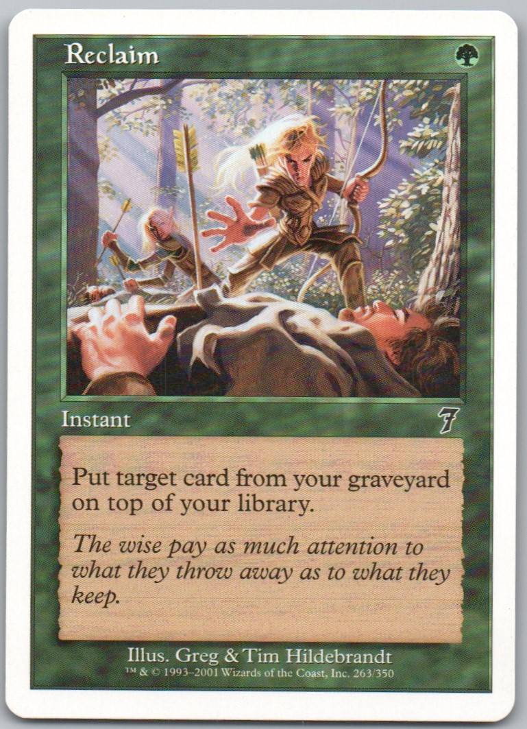 Reclaim 263 Normal Instant Card - 7th Edition