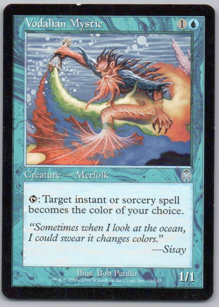 Vodalian Mystic 33 Normal Creature Card - Apocalypse