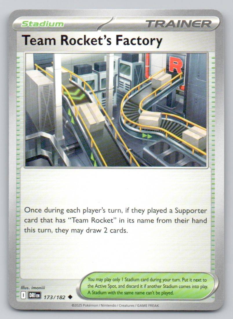 Team Rocket's Factory 173 NOR Card - Destined Rivals
