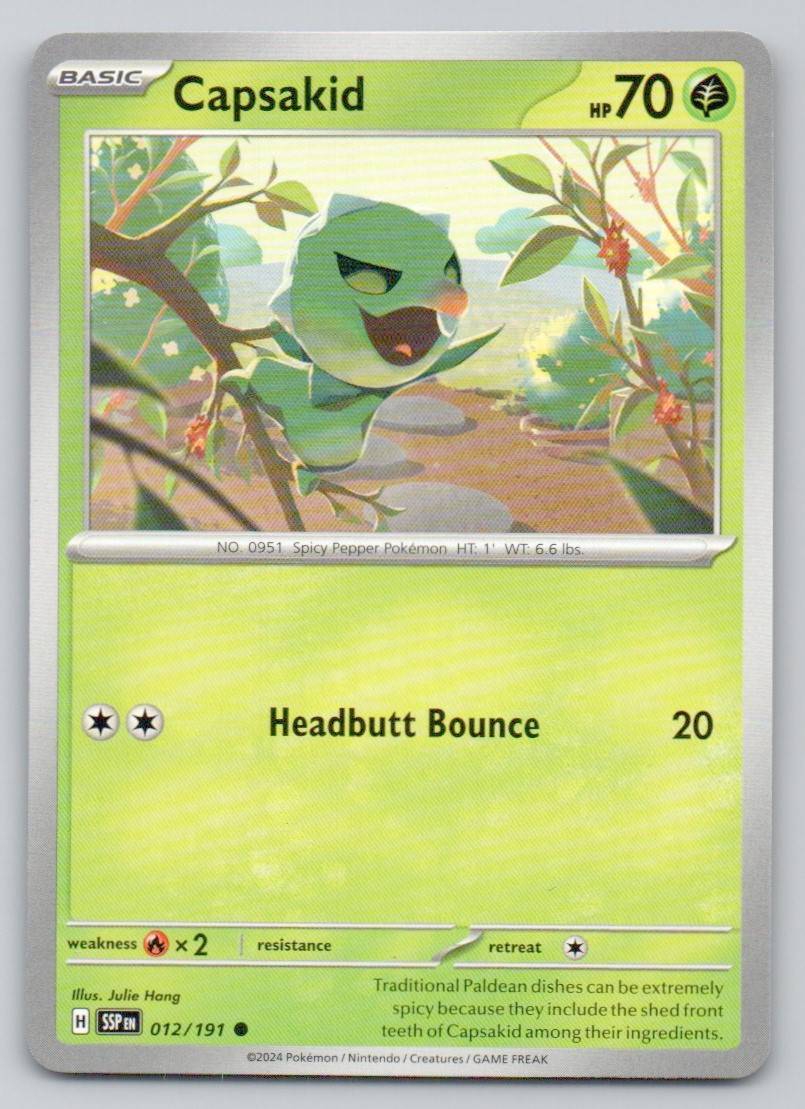Capsakid 012 NOR Card - Surging Sparks