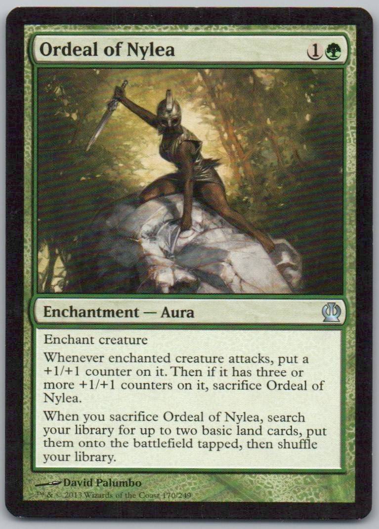 Ordeal of Nylea 170 Normal Enchantment Card - Theros
