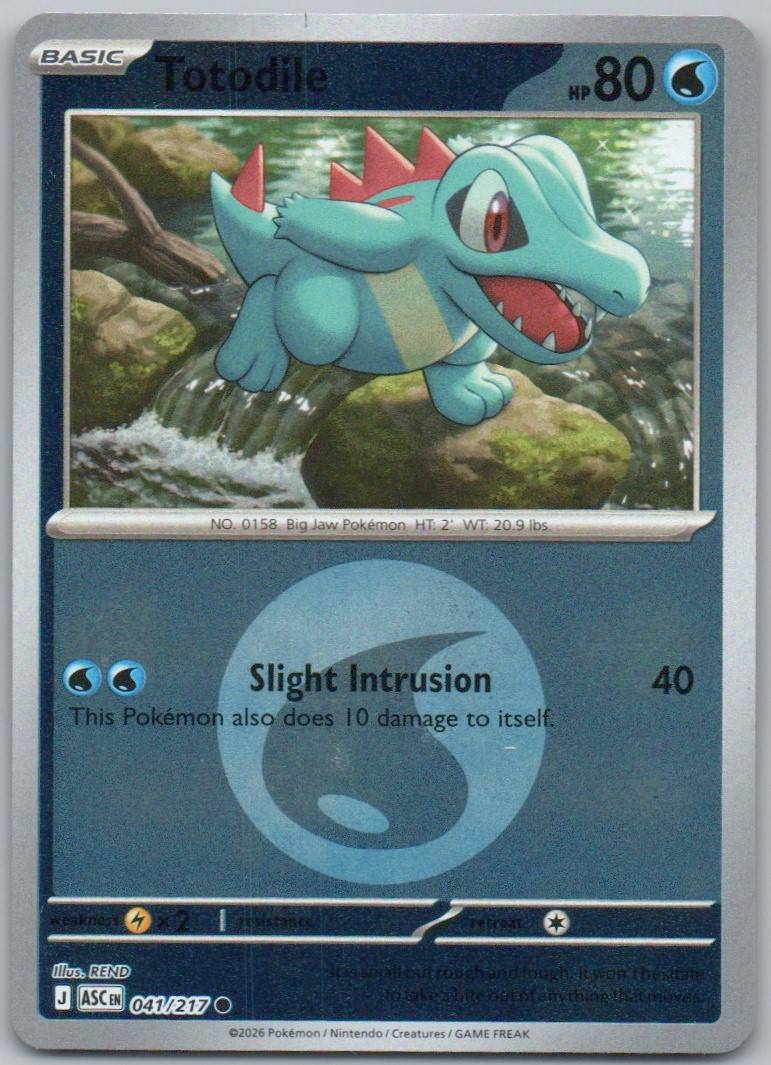 41 - Totodile (Energy Symbol Pattern)