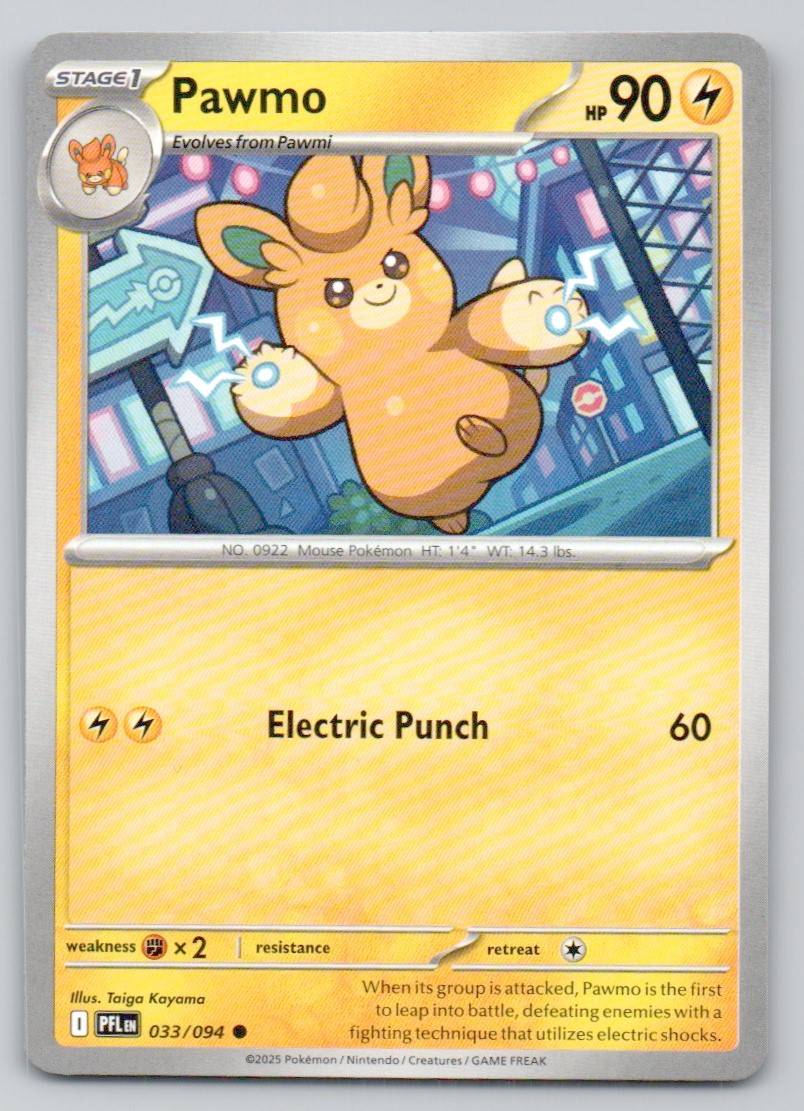 Pawmo 033 NOR Card - Phantasmal Flames