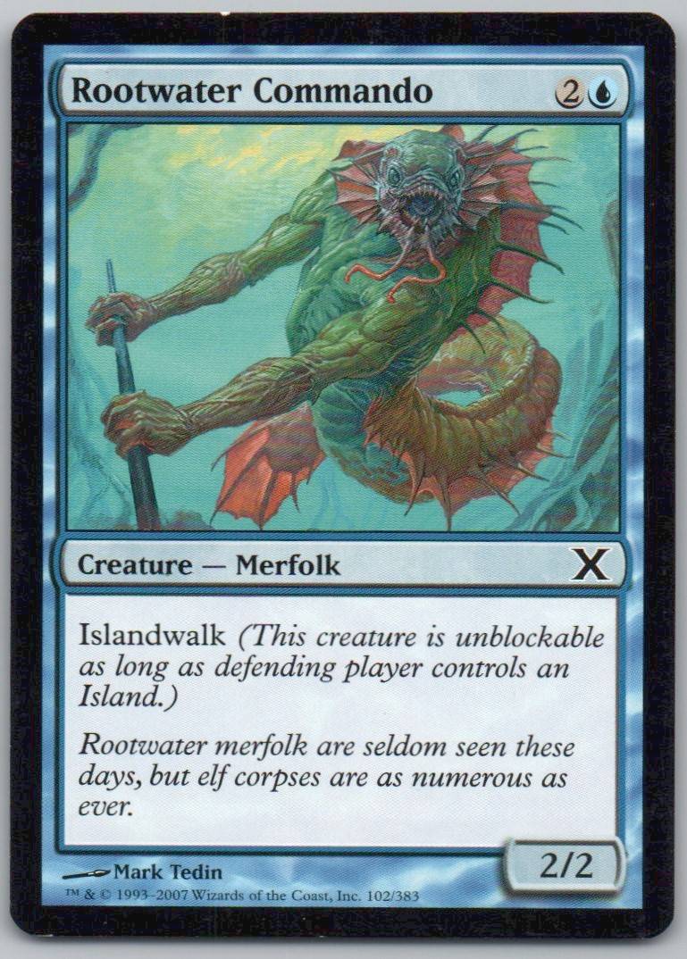 Rootwater Commando 102 Normal Creature Card - 10th Edition