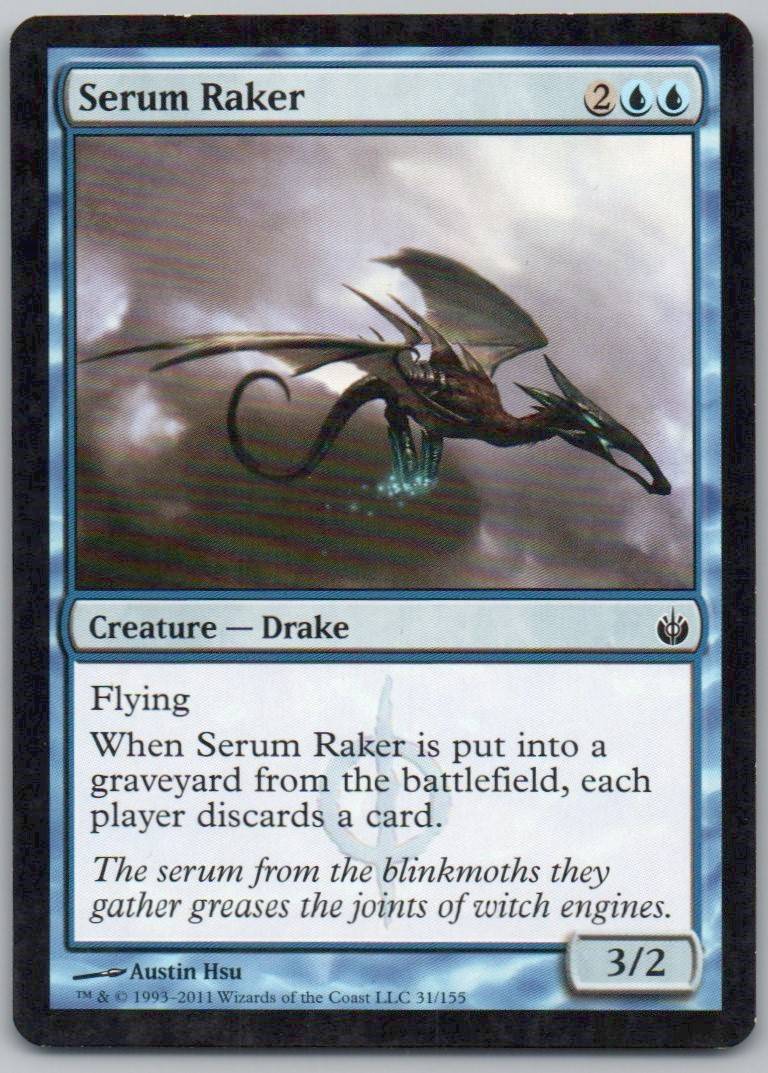 Serum Raker 31 Normal Creature Card - Mirrodin Besieged