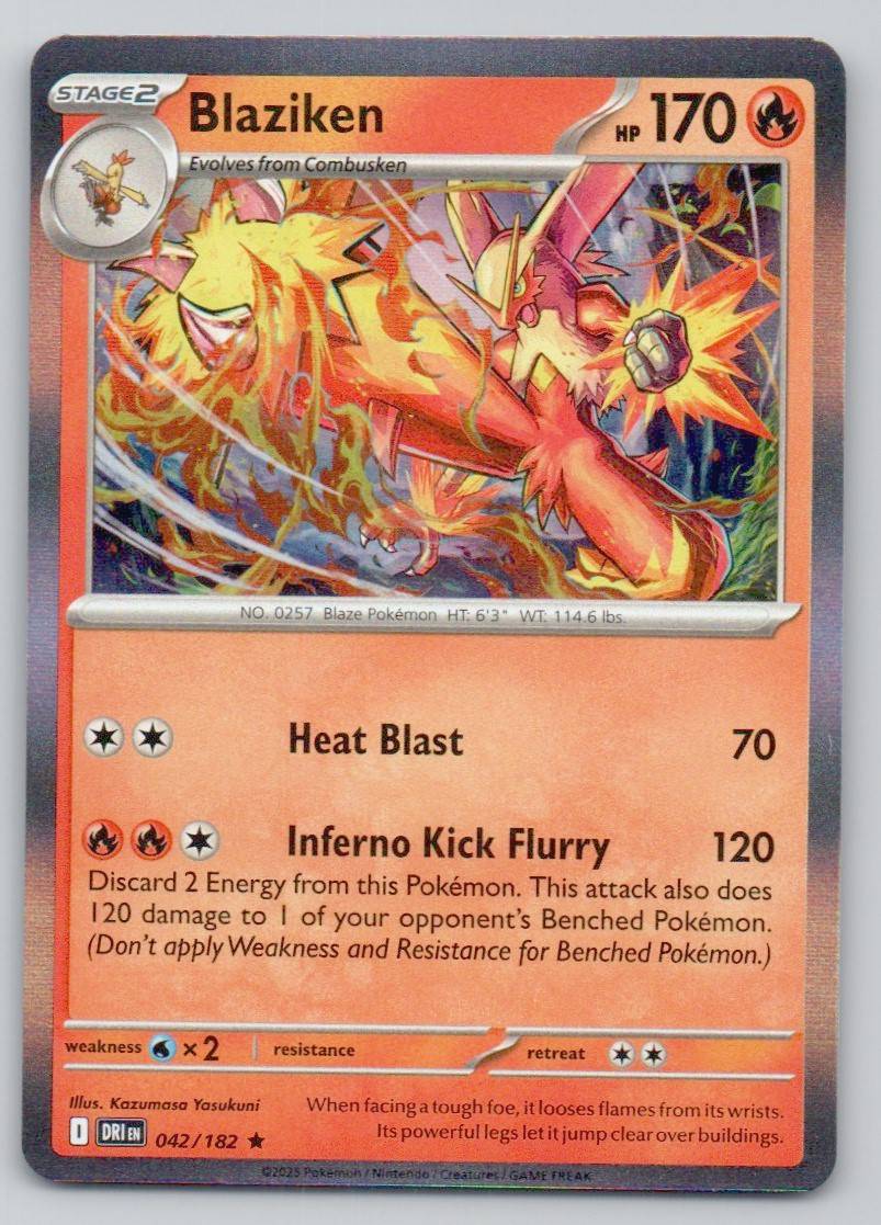 Blaziken 042 NOR Card - Destined Rivals