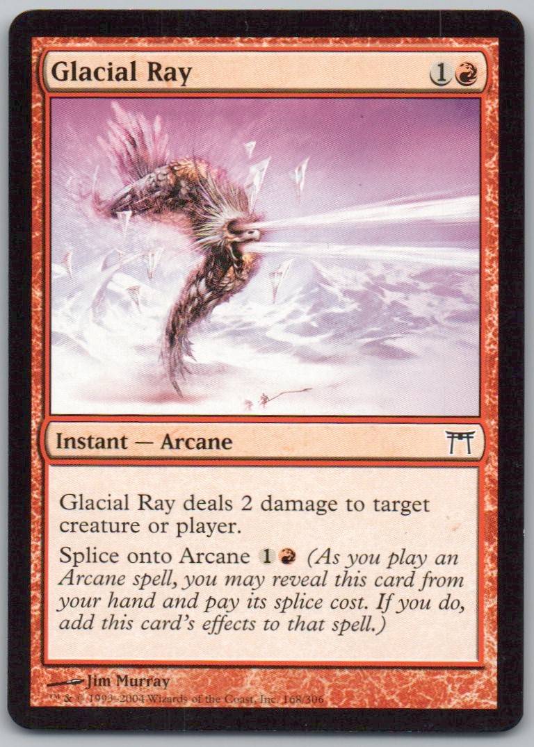 Glacial Ray 168 Normal Instant Card - Champions of Kamigawa