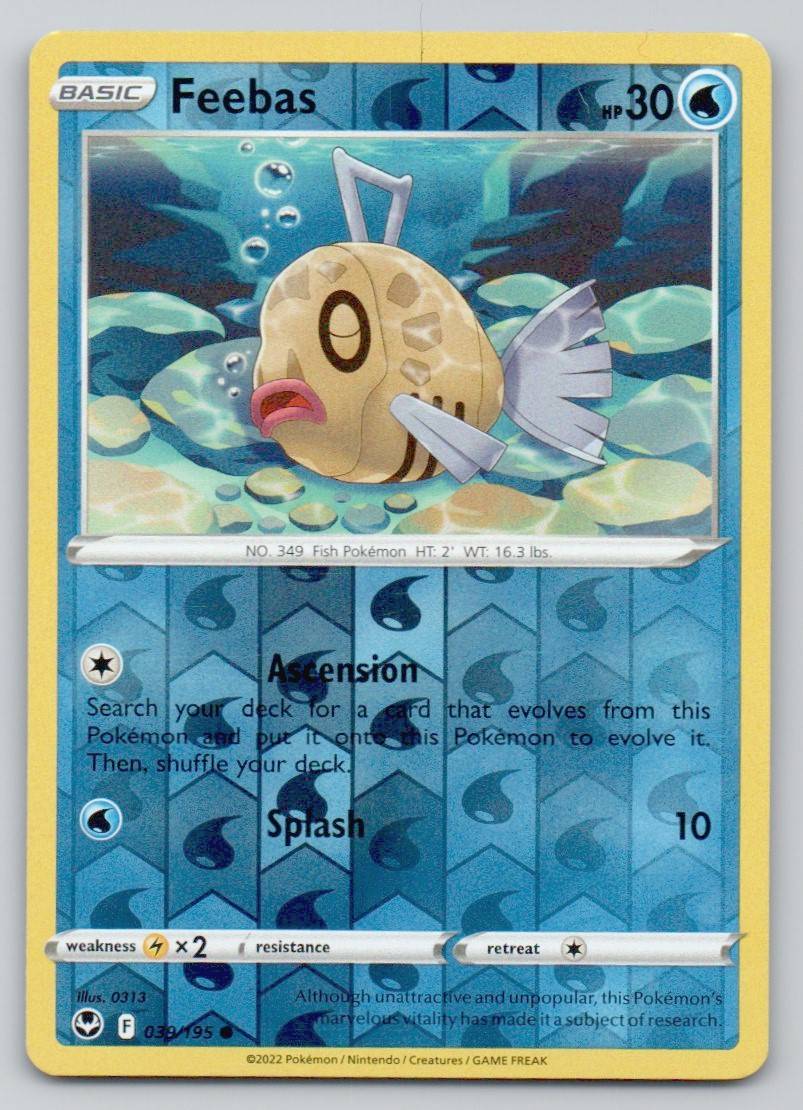 Feebas 039 REV Card - Silver Tempest