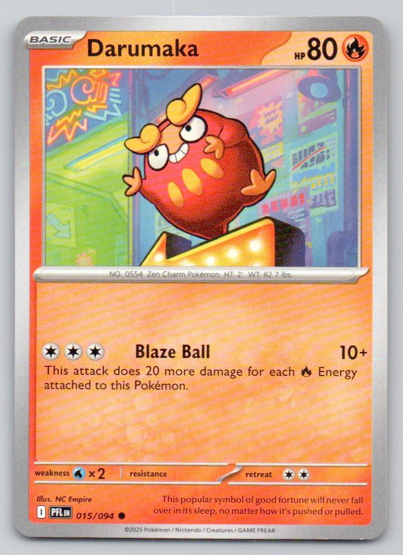 Darumaka 015 NOR Card - Phantasmal Flames