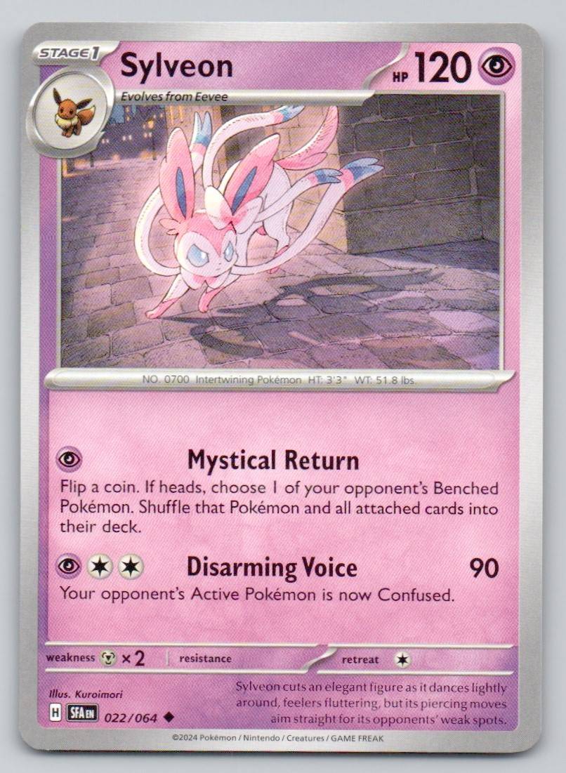 Sylveon 022 NOR Card - Shrouded Fable