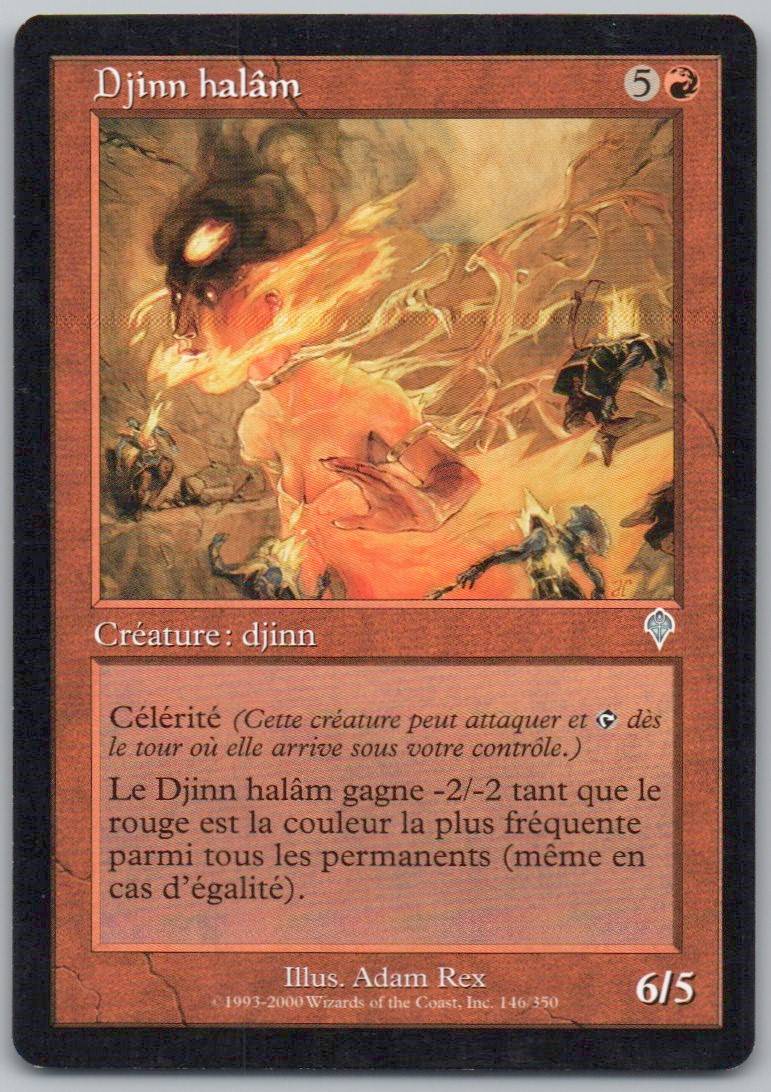Halam Djinn 146 Normal Creature Card - Invasion