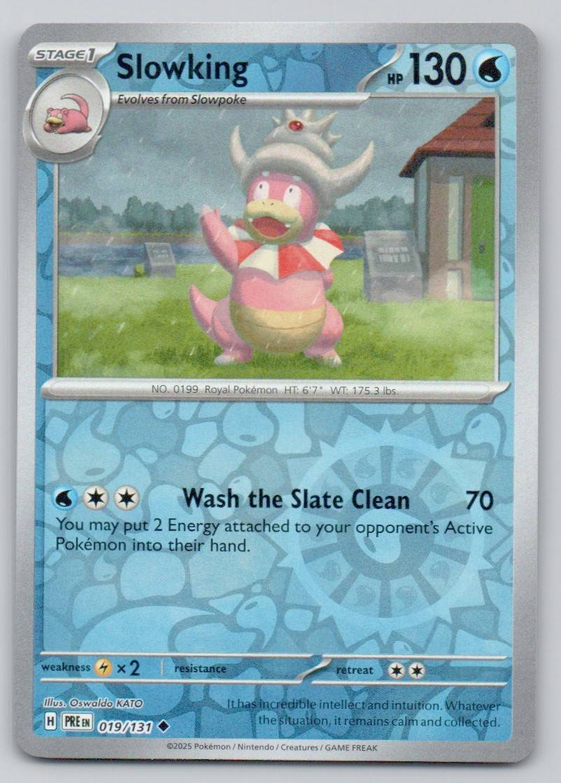 Slowking 019 REV Card - Prismatic Evolutions