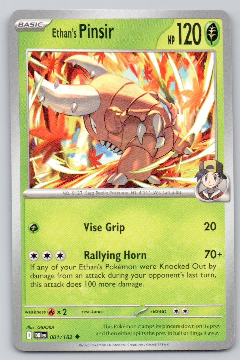 Ethan's Pinsir 001 NOR Card - Destined Rivals