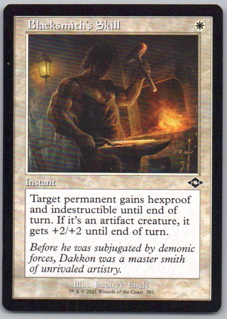 Blacksmith's Skill (Retro Frame) 381 Normal Instant Card - Modern Horizons 2