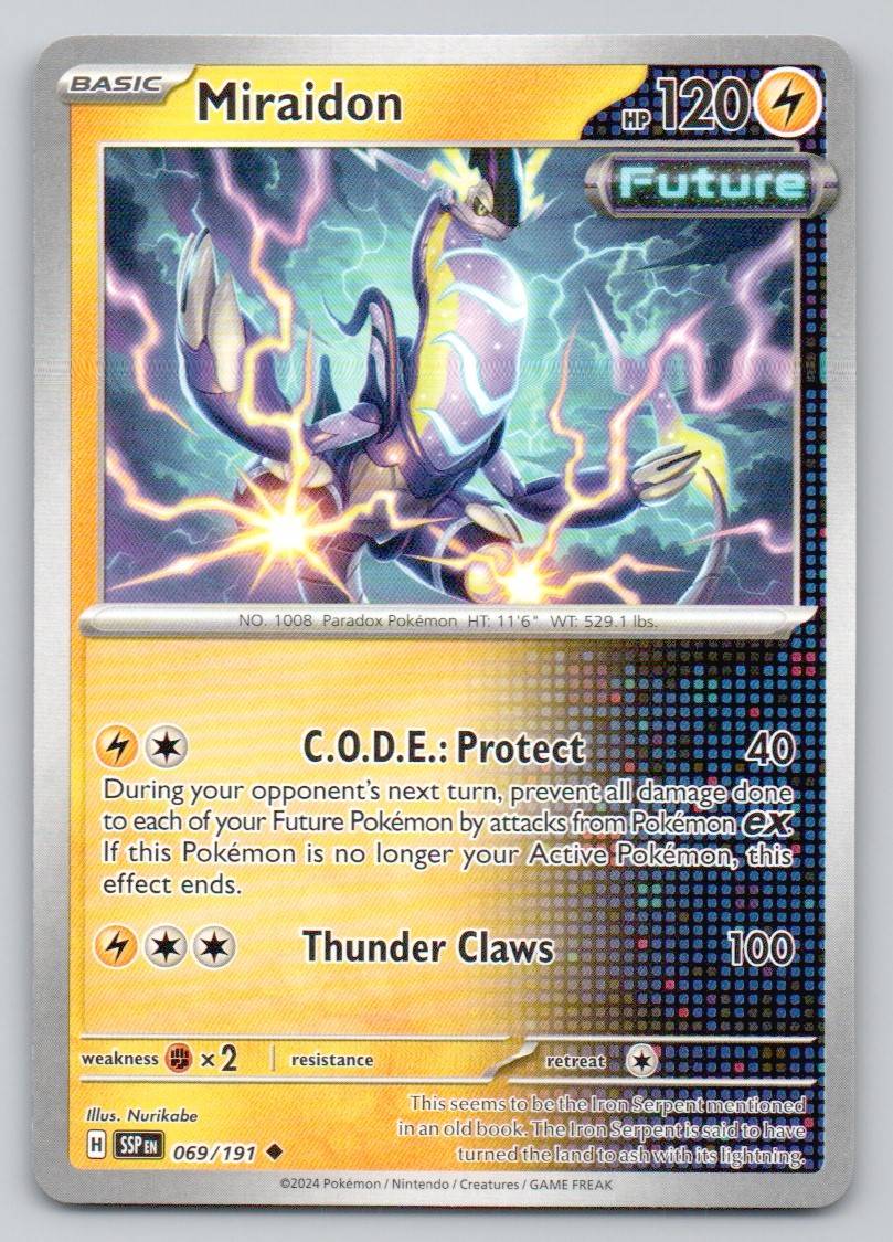 Miraidon 069 NOR Card - Surging Sparks