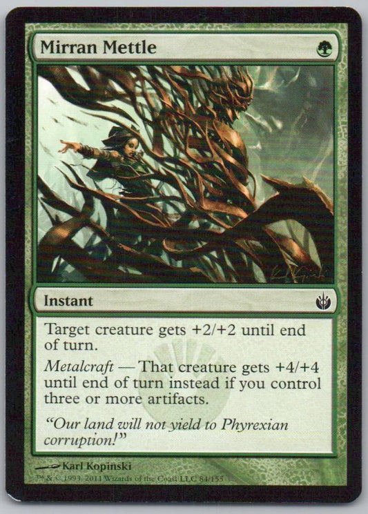 Mirran Mettle 84 Normal Instant Card - Mirrodin Besieged