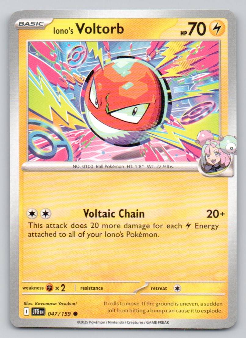 Iono's Voltorb 047 NOR Card - Journey Together