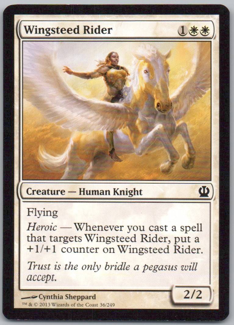 Wingsteed Rider 36 Normal Creature Card - Theros
