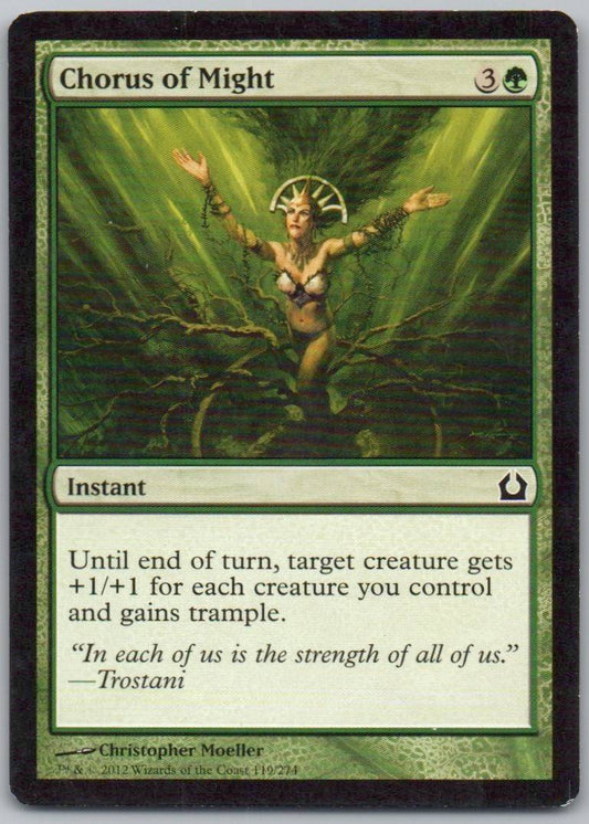 Chorus of Might 119 Normal Instant Card - Return to Ravnica