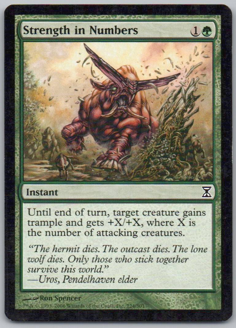 Strength in Numbers 224 Normal Instant Card - Time Spiral