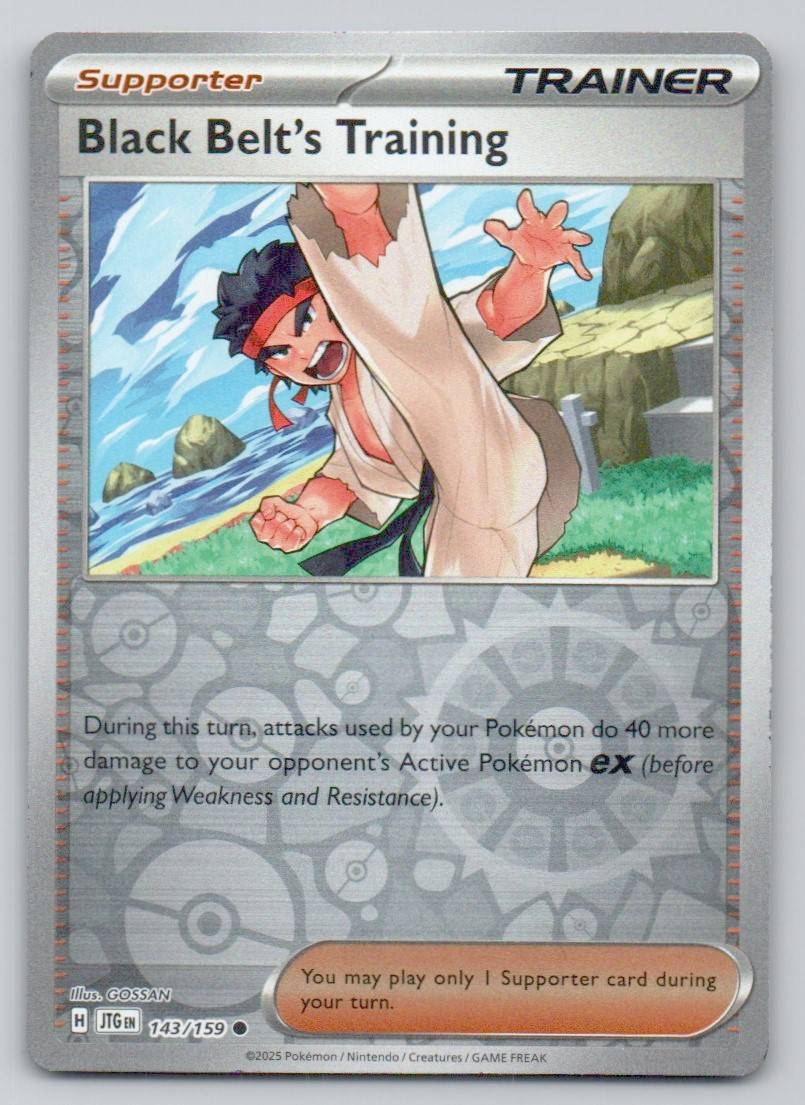 Black Belt's Training 143 REV Card - Journey Together
